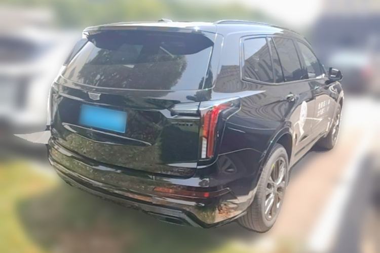 Used Cadillac XT6 2023 2.0T Six-Seater Four-Wheel-Drive Platinum Edition Black Diamond Version Rear Right 45 Deg