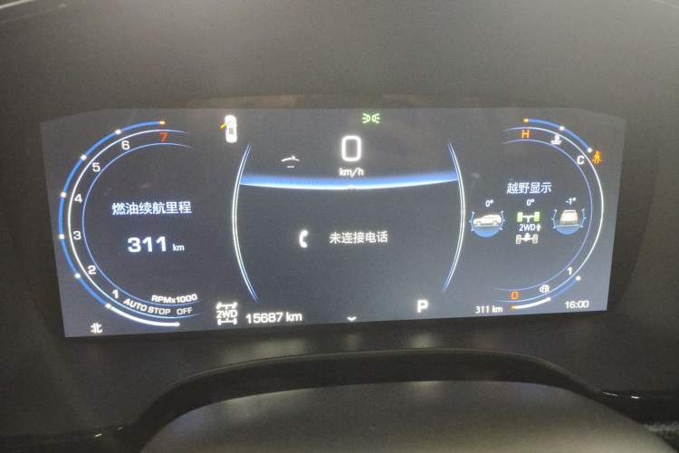 Used Cadillac XT6 2025 2.0T Six-Seater All-Wheel-Drive Prestige Executive Black Label Version Instrument Cluster