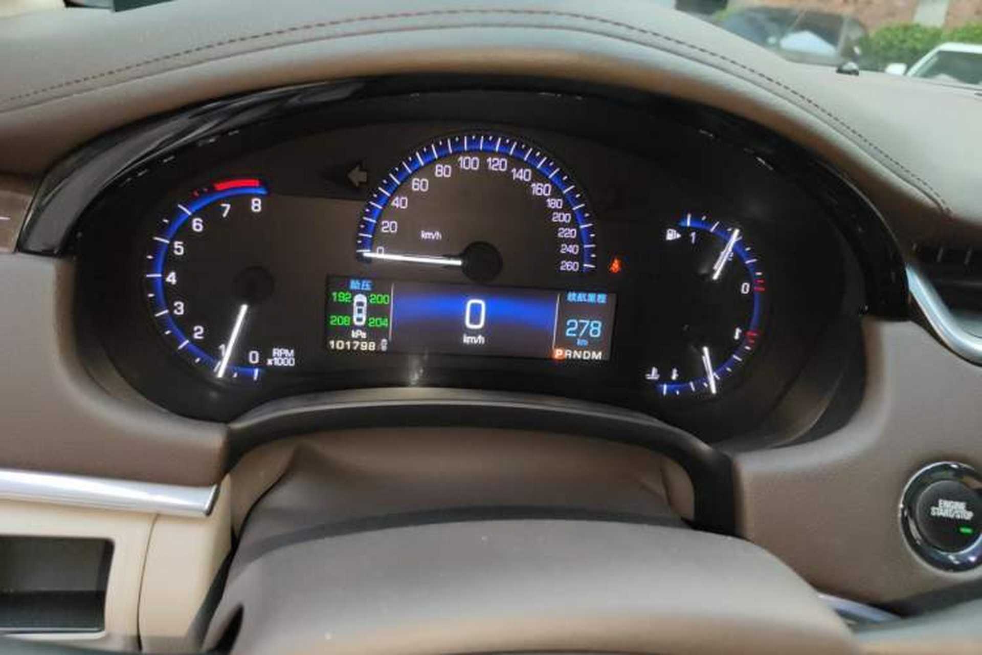 Used Cadillac XTS 2013 28T Luxury Model Instrument Cluster