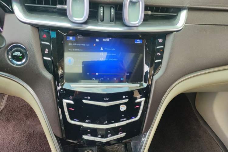 Used Cadillac XTS 2015 28T Elite Model Audio And AC Panel