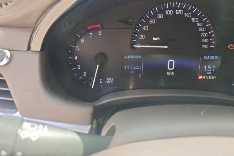 Used Cadillac XTS 2016 28T Tech Edition Odometer Close Up
