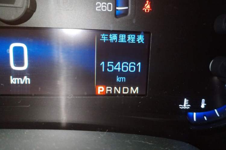 Used Cadillac XTS 2016 28T Elite Edition Odometer Close Up
