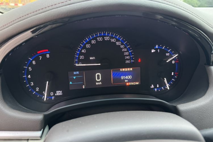 Used Cadillac XTS 2016 28T Elite Edition Odometer Close Up