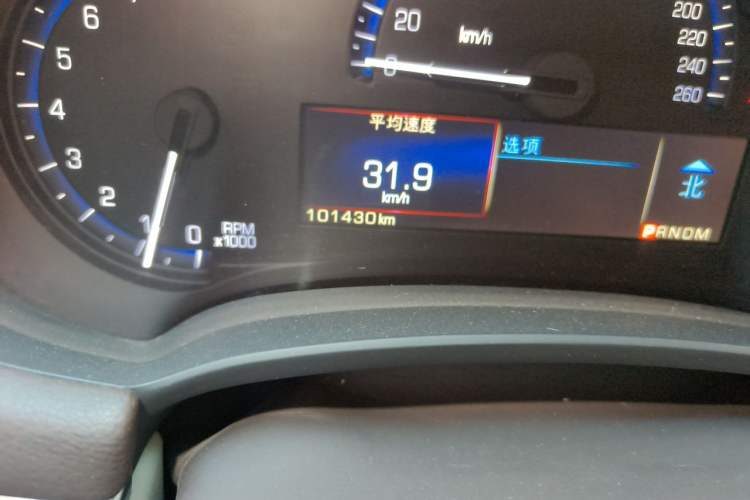 Used Cadillac XTS 2016 28T Tech Edition Odometer Close Up