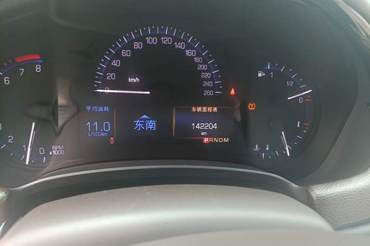 Used Cadillac XTS 2016 28T Elite Edition Odometer Close Up