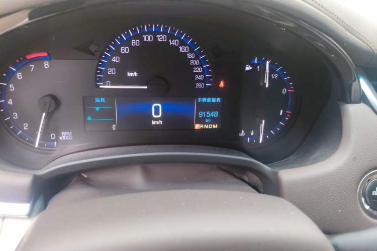 Used Cadillac XTS 2016 28T Elite Edition Odometer Close Up