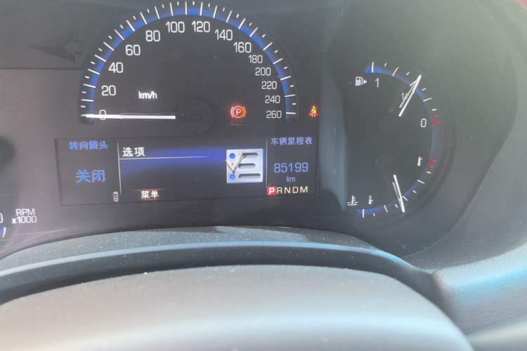 Used Cadillac XTS 2016 28T Tech Edition Odometer Close Up