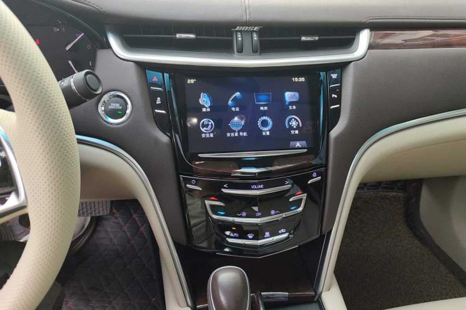 Used Cadillac XTS 2017 28T Elite Model Audio And AC Panel