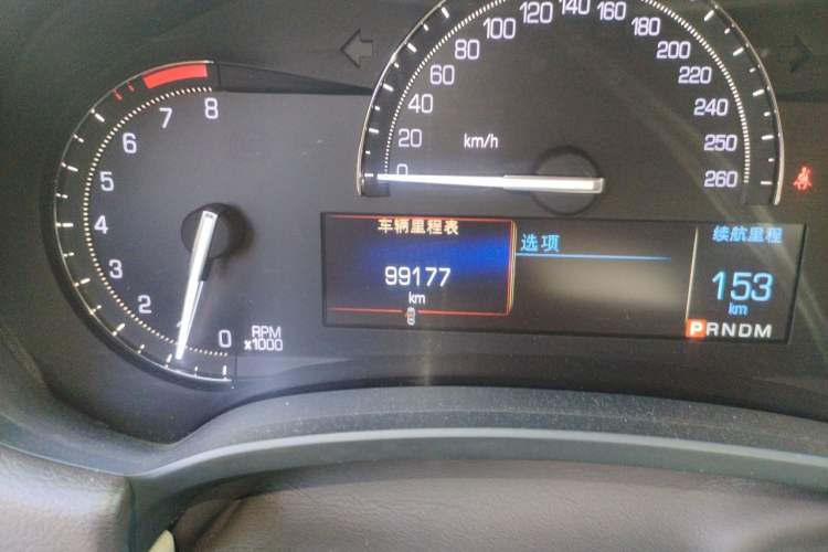 Used Cadillac XTS 2017 28T Tech Edition Odometer Close Up