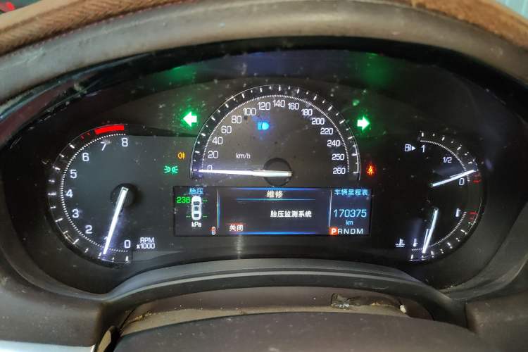 Used Cadillac XTS 2017 28T Elite Model Instrument Cluster