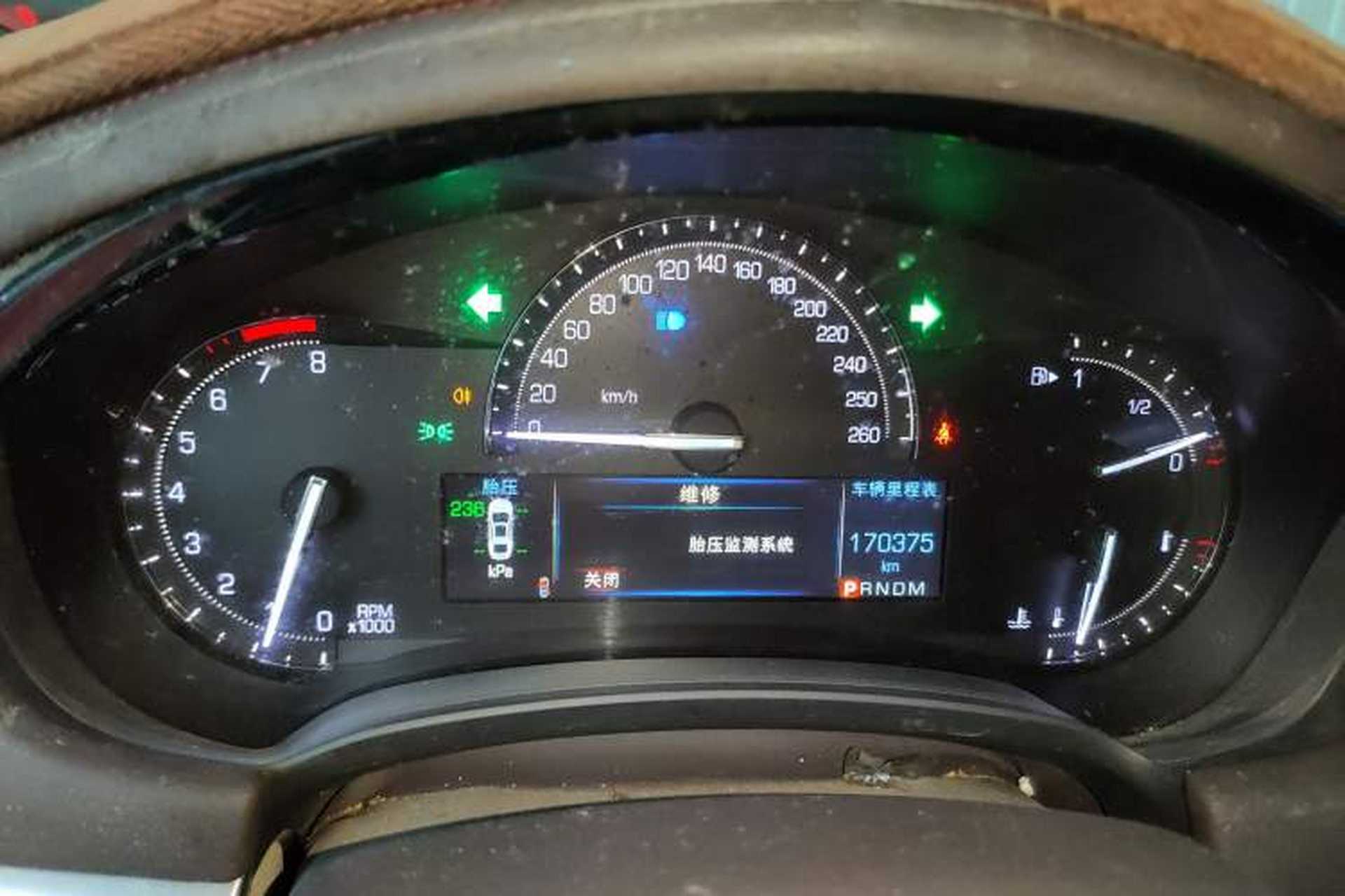 Used Cadillac XTS 2017 28T Elite Model Instrument Cluster