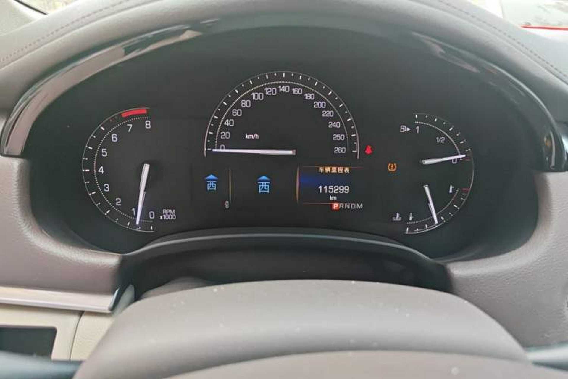 Used Cadillac XTS 2017 28T Tech Edition Odometer Close Up