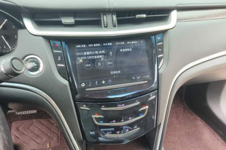 Used Cadillac XTS 2018 28T Elite Edition Audio And AC Panel