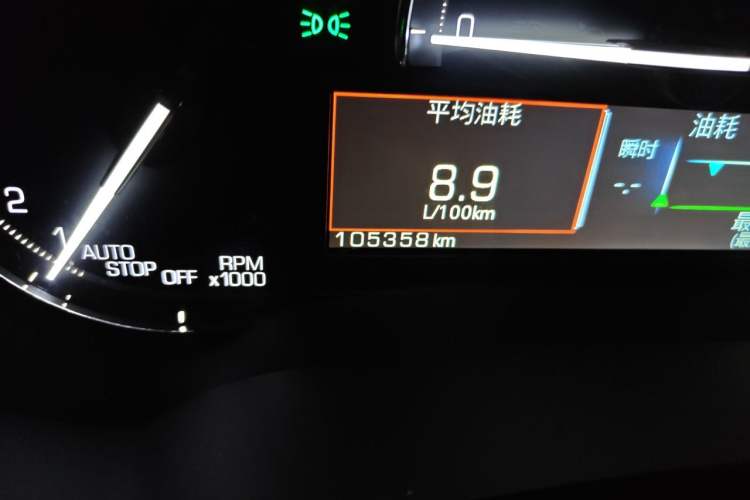 Used Cadillac XTS 2018 28T Elite Edition Odometer Close Up