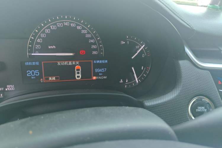 Used Cadillac XTS 2018 28T Elite Edition Odometer Close Up