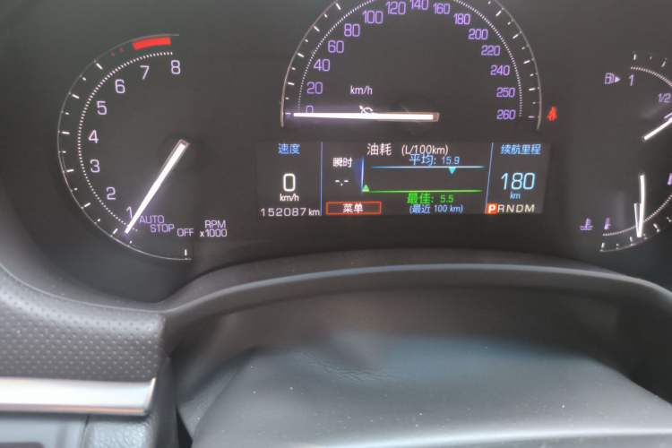 Used Cadillac XTS 2018 28T Tech Edition Odometer Close Up