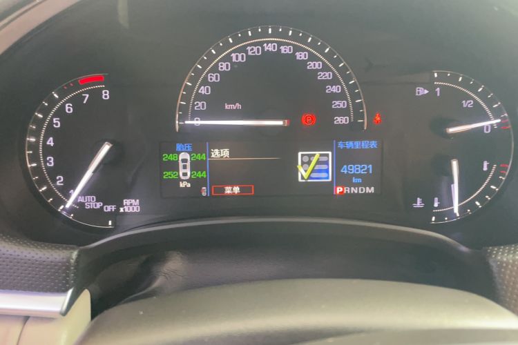 Used Cadillac XTS 2018 28T Elite Edition Odometer Close Up