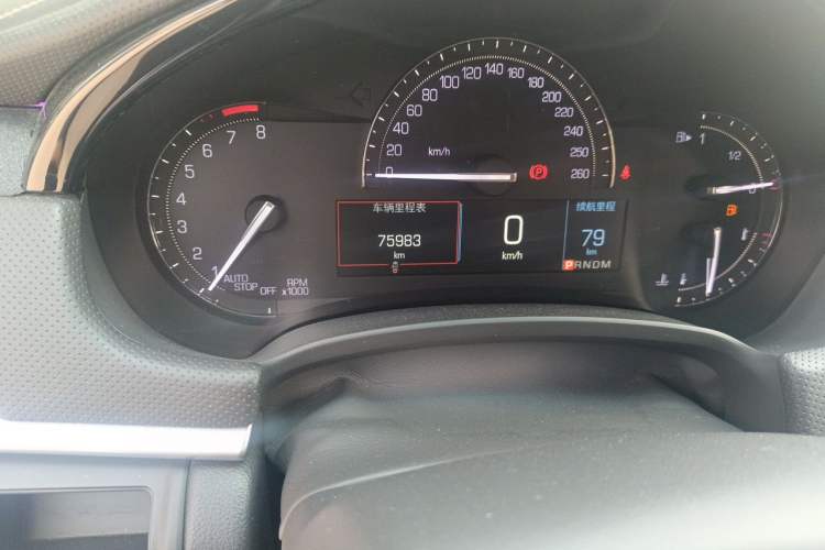 Used Cadillac XTS 2018 28T Elite Edition Odometer Close Up