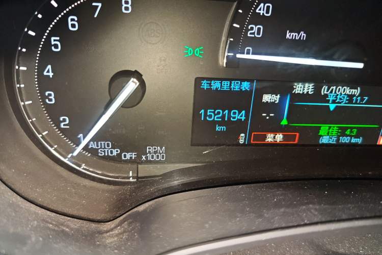Used Cadillac XTS 2018 28T Elite Edition Odometer Close Up
