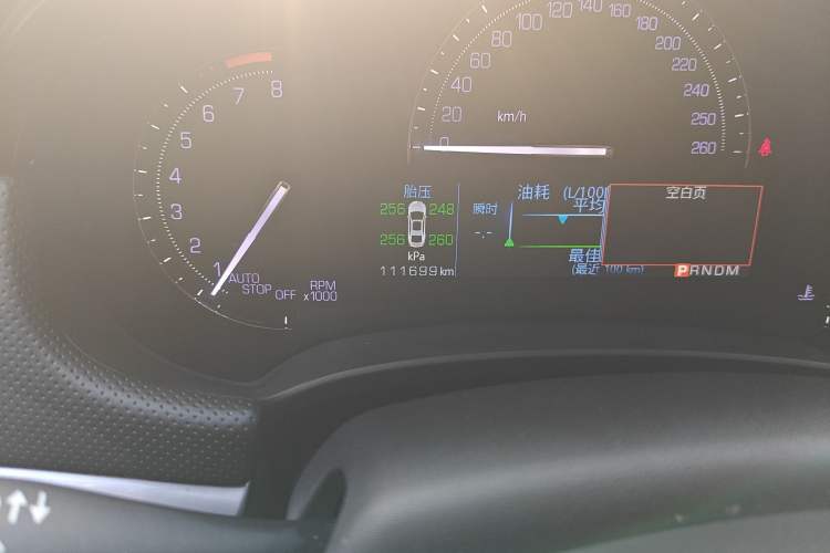 Used Cadillac XTS 2018 28T Elite Edition Odometer Close Up