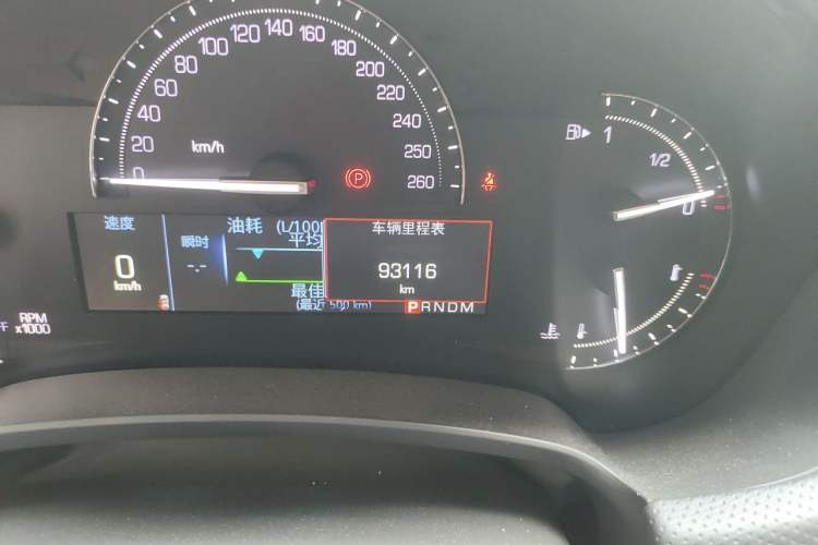 Used Cadillac XTS 2018 28T Tech Edition Odometer Close Up