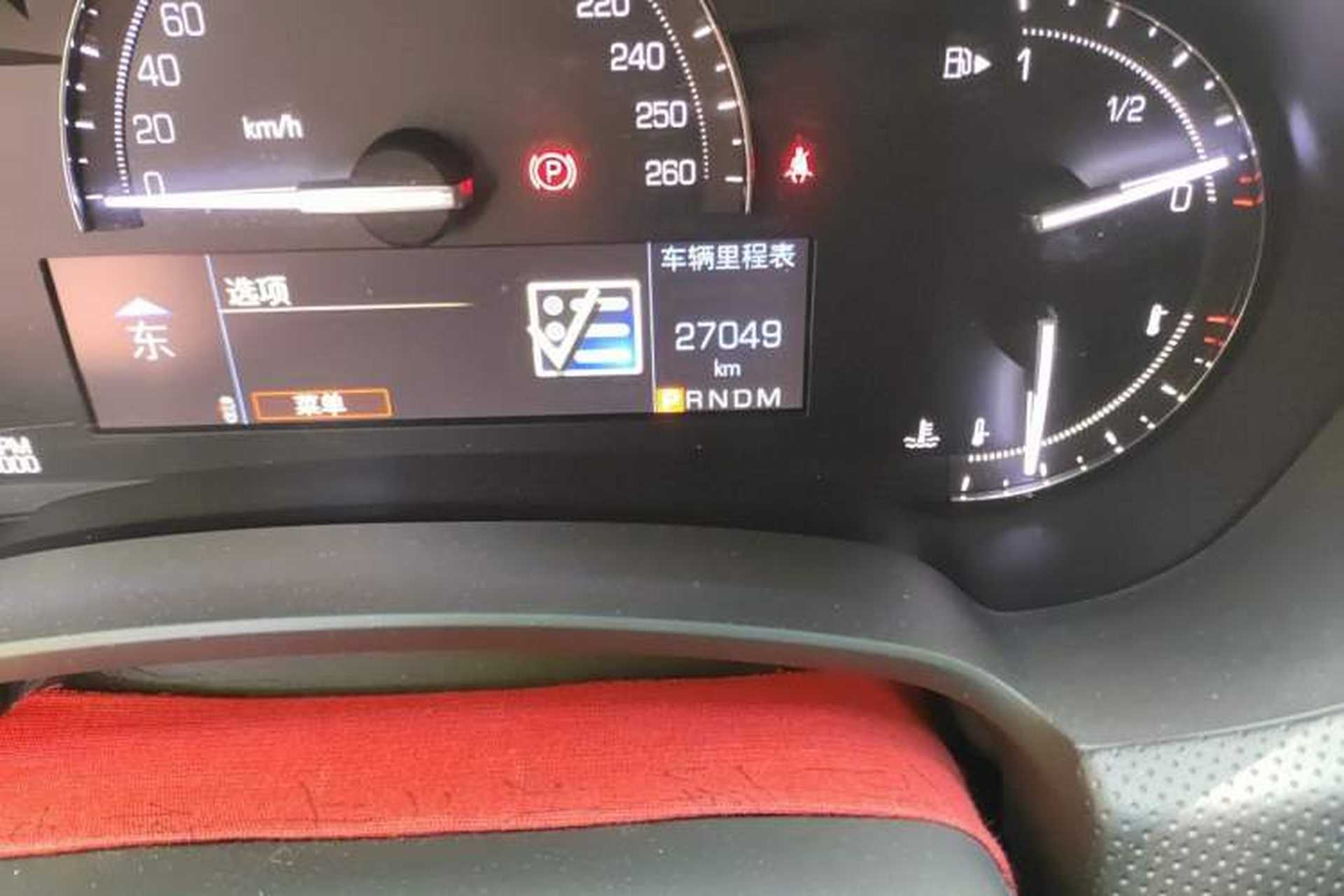 Used Cadillac XTS 2018 28T Elite Edition Odometer Close Up