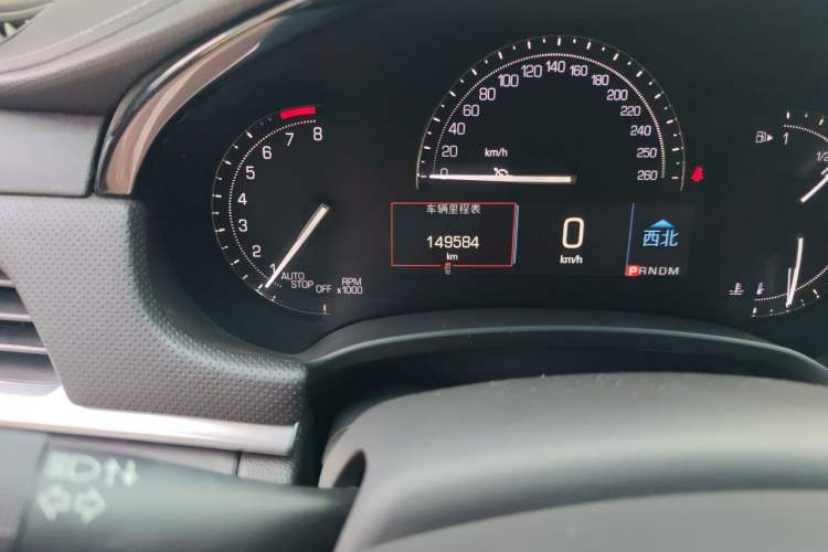Used Cadillac XTS 2018 28T Tech Edition Odometer Close Up
