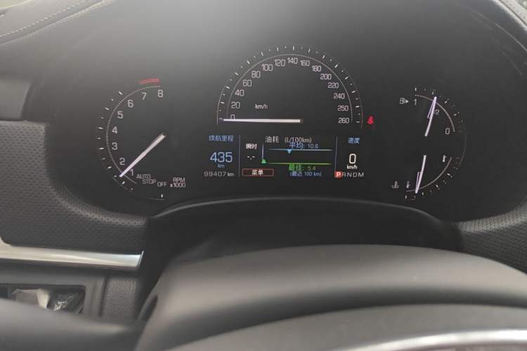 Used Cadillac XTS 2018 28T Tech Edition Odometer Close Up