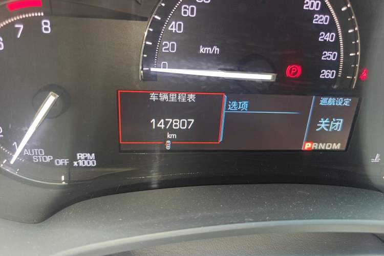 Used Cadillac XTS 2018 28T Elite Edition Odometer Close Up