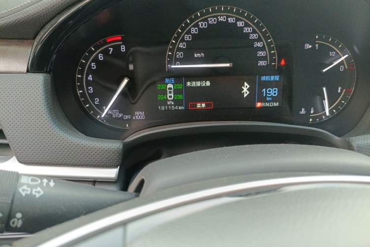 Used Cadillac XTS 2018 28T Elite Edition Odometer Close Up