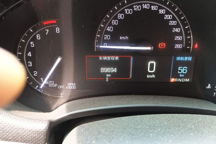Used Cadillac XTS 2018 28T Tech Edition Odometer Close Up