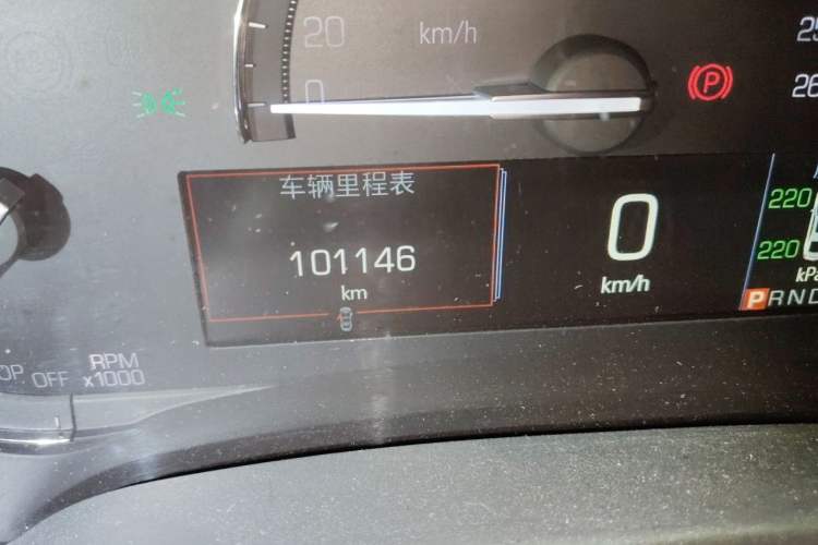 Used Cadillac XTS 2018 28T Elite Edition Odometer Close Up