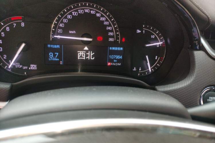 Used Cadillac XTS 2018 28T Tech Edition Odometer Close Up