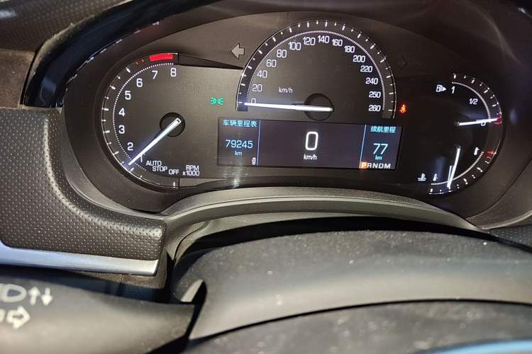 Used Cadillac XTS 2018 28T Elite Edition Odometer Close Up