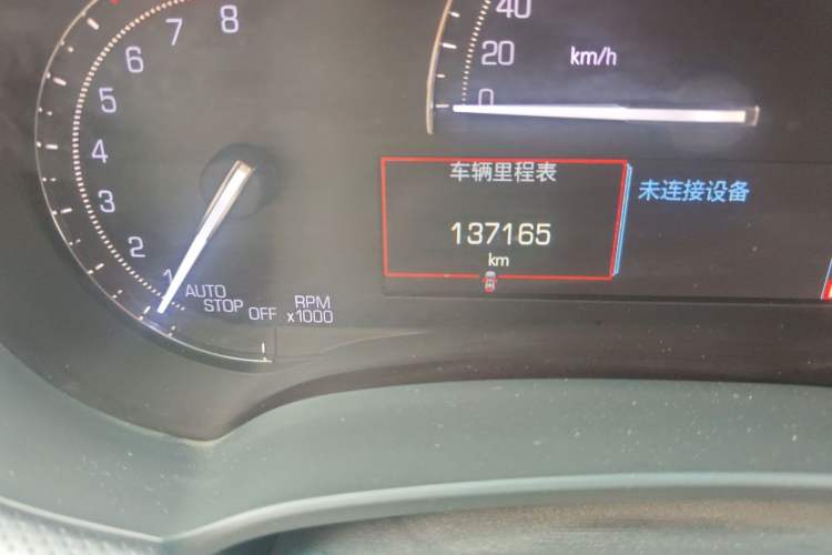 Used Cadillac XTS 2018 28T Elite Edition Odometer Close Up