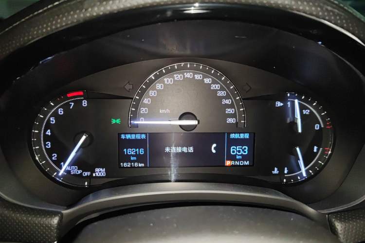 Used Cadillac XTS 2018 28T Tech Edition Odometer Close Up
