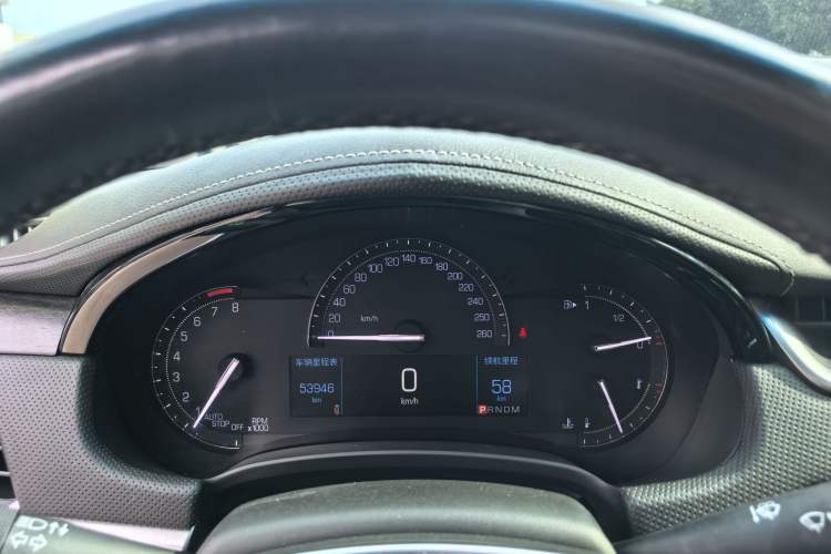 Used Cadillac XTS 2018 28T Elite Edition Odometer Close Up