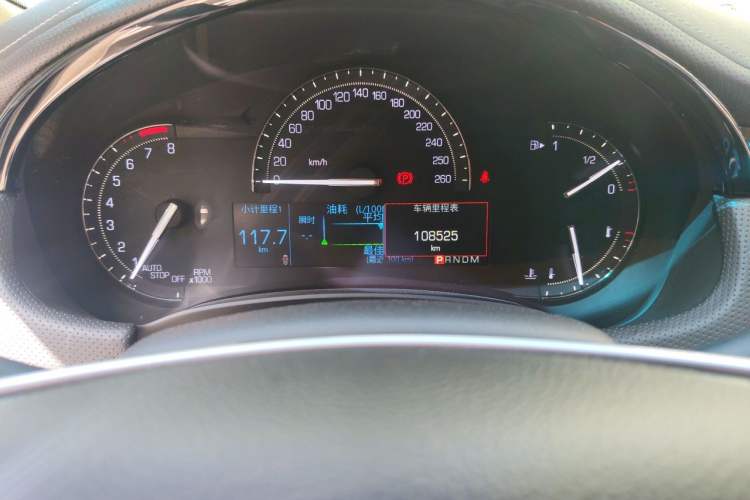 Used Cadillac XTS 2018 28T Elite Edition Odometer Close Up