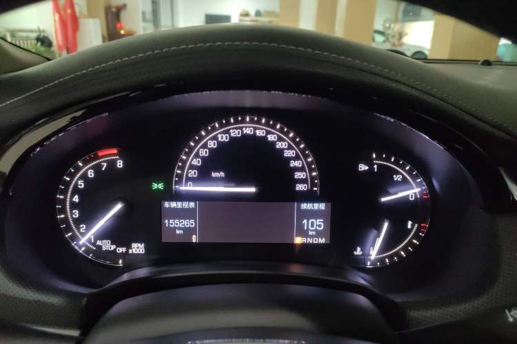 Used Cadillac XTS 2018 28T Elite Edition Odometer Close Up
