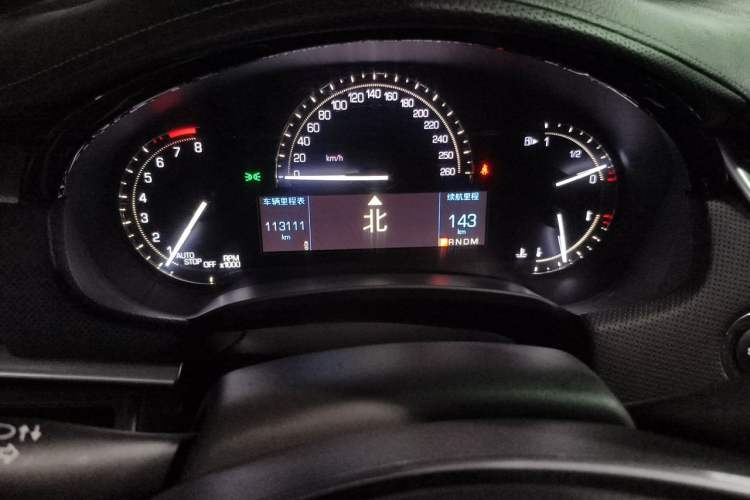 Used Cadillac XTS 2018 28T Elite Edition Odometer Close Up