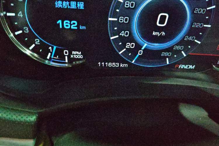 Used Cadillac XTS 2018 28T Luxury Edition Odometer Close Up