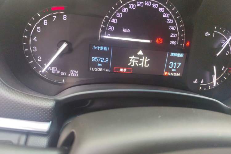 Used Cadillac XTS 2018 28T Elite Edition Odometer Close Up