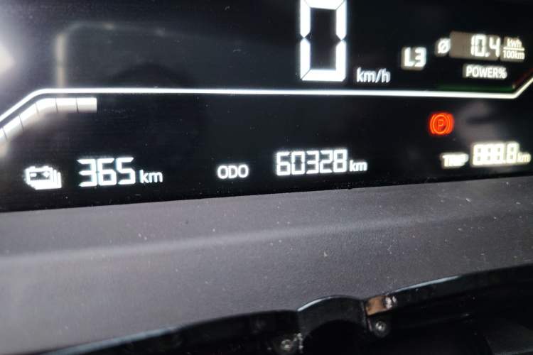 Used Cao 60 2023 60 Odometer Close Up