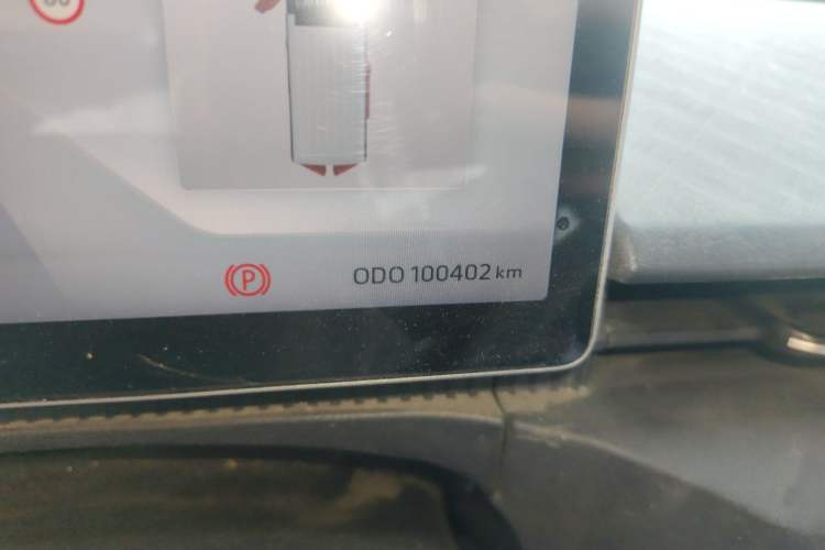 Used CAVAN Le Fu 2025 Rui Xing Edition Le Edition with Blackout Windows CATL 41.86 kWh Odometer Close Up