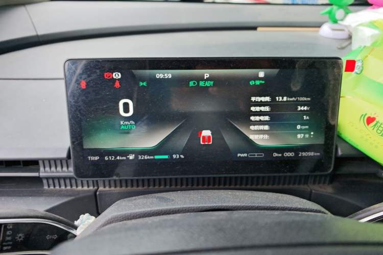 Used CAVAN Le Fu 2025 YueXing Edition Fu Version Open-Window Model Aiyike 50.23 kWh Instrument Cluster
