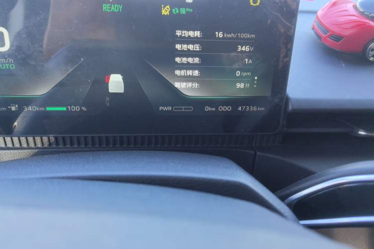 Used CAVAN Le Fu 2025 Comfort Edition Full-View Version Aiyike 50.23 kWh Odometer Close Up