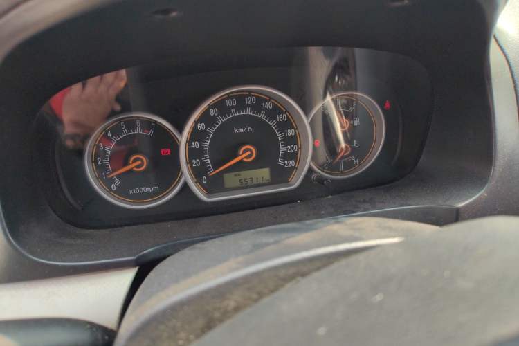 Used CHANGAN Alsvin 2009 Sedan 1.5L Manual Luxury Model Odometer Close Up