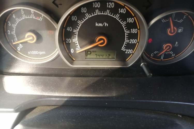 Used CHANGAN Alsvin 2009 Sedan 1.5L Automatic Luxury Model Odometer Close Up