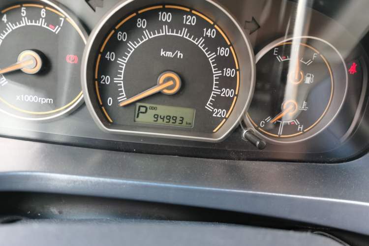 Used CHANGAN Alsvin 2009 Sedan 1.5L Automatic Luxury Model Odometer Close Up