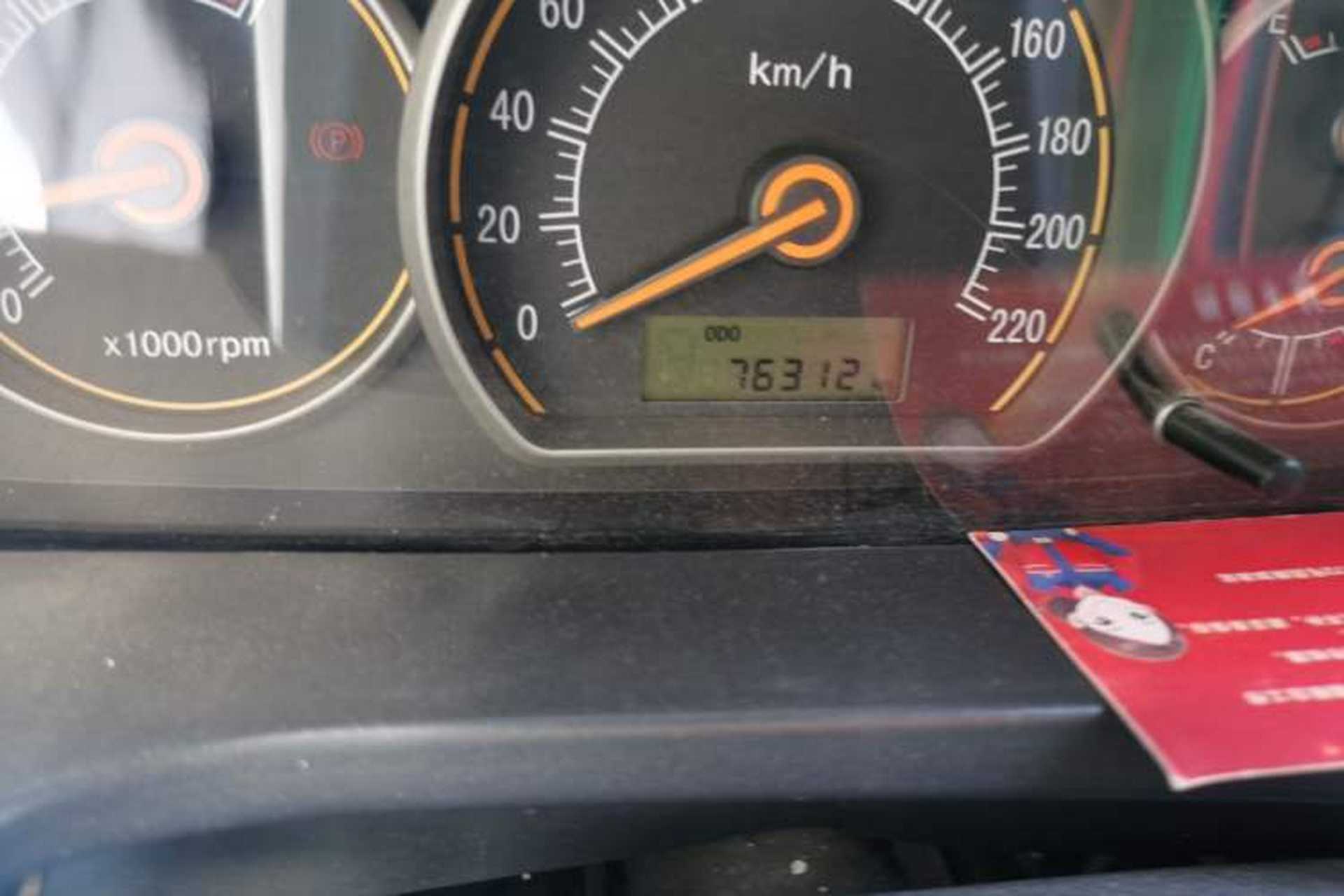 Used CHANGAN Alsvin 2009 Sedan 1.5L Manual Luxury Model Odometer Close Up